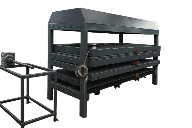 Premium Plastic Sheet Press Machine 8FT x 4FT for industrial sheet molding and forming applications