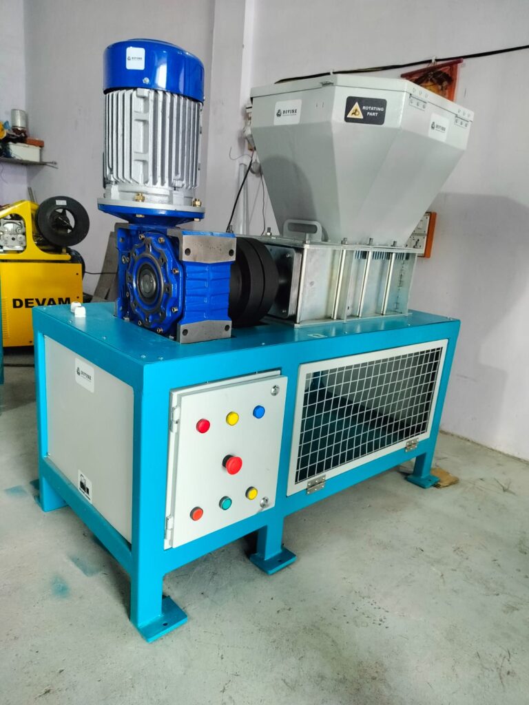 Plastic waste Shredder Manufacturer in India​